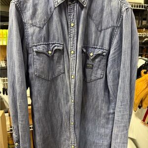 Vintage Ralph Lauren Denim & Supply Western Denim Shirt